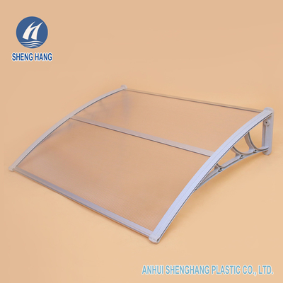 Nowoczesny Design Plastikowy Patio Patio Baldachim Zewnętrzna markiza z poliwęglanu PC