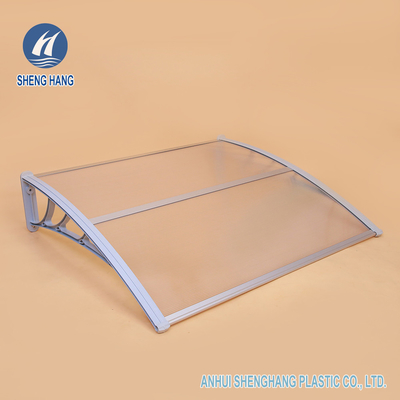 Nowoczesny Design Plastikowy Patio Patio Baldachim Zewnętrzna markiza z poliwęglanu PC
