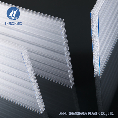 Niezniszczalny arkusz poliwęglanu Thermoclear Multi Wall Hollow 6 Wall Eco