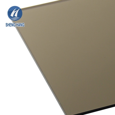 SGS Brązowy kolorowy arkusz z poliwęglanu 2000 * 3000 mm ASTM C177